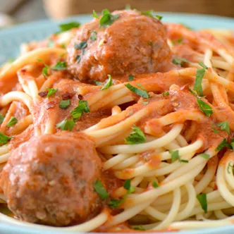 Spaghetti and Meatballs Long Left