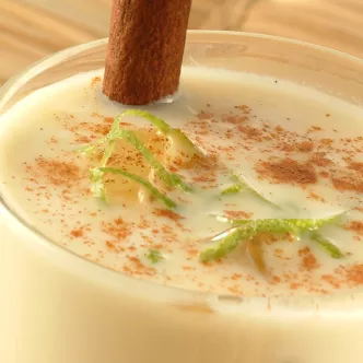 Horchata Traditional Latin Beverage Long Left