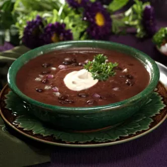 Sopa de Frijoles Negros