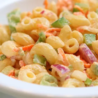 Elbow Macaroni Salad Long Left