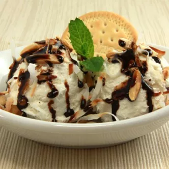 Coconut Almond Parfait