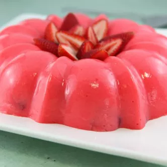 Gelatina de Fresa La Lechera