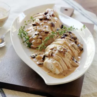 Pavo con Salsa de Arándano y Chipotle