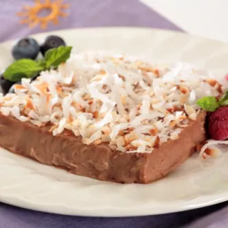 Chocolate Tembleque Custard