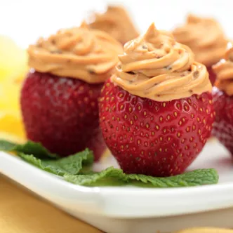 Fresas Rellenas de Dulce de Leche