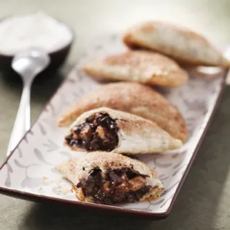 Easy Baked Abuelita and Banana Empanadas