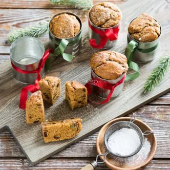 Pan de Pascua con Dulce de Leche