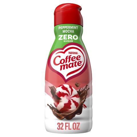 Zero Sugar Peppermint Mocha Creamer 32 fl oz. | Official Coffee mate®