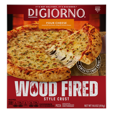 Four Cheese Wood Fired Style Crust Pizza 14.6oz Box |Official