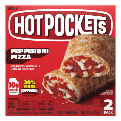 Toaster oven hot pocket top
