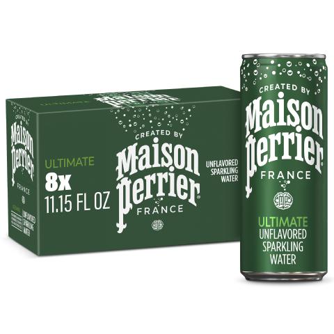 Sparkling Water 11.15 fl oz Can, 8 Pack | Maison Perrier