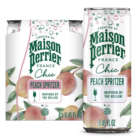 Chic Peach Spritzer | Maison Perrier®