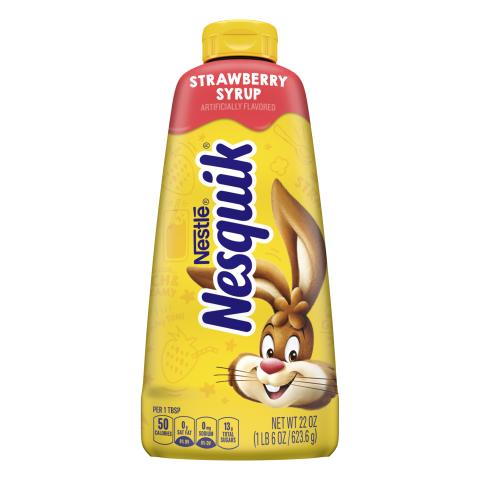 Strawberry flavored Syrup 22 oz | Official NESQUIK®