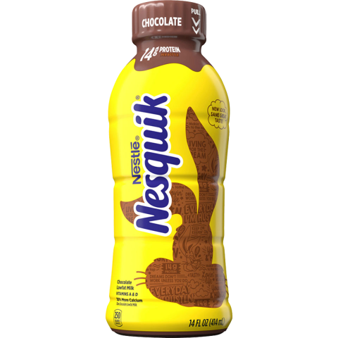 Chocolate flavored Low Fat Milk 14 fl oz Official NESQUIK