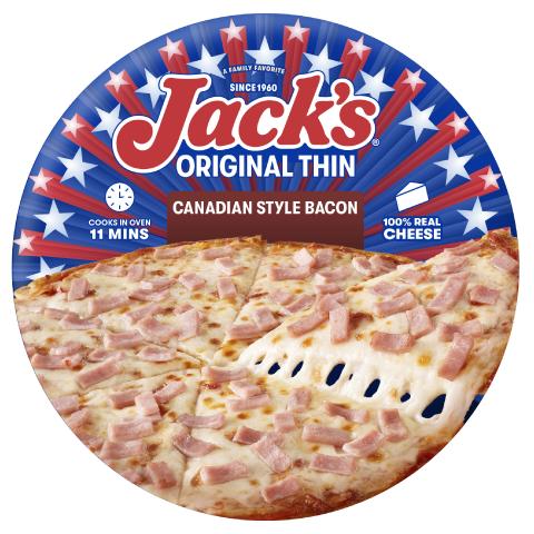 Original Thin Crust Canadian Style Bacon | Official JACK'S® PIZZA