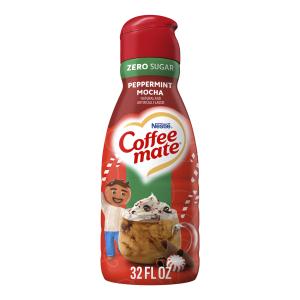 Zero Sugar Peppermint Mocha Creamer 32 fl oz. | Official Coffee mate®