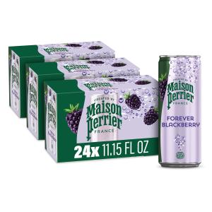 Blackberry Sparkling Water 11.15 fl oz Can, 24 Pack | Maison Perrier