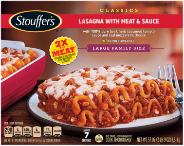 Lasagna & Meat and Sauce Large Family Size Meal | Official ...