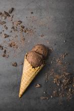 Helado de chocolate